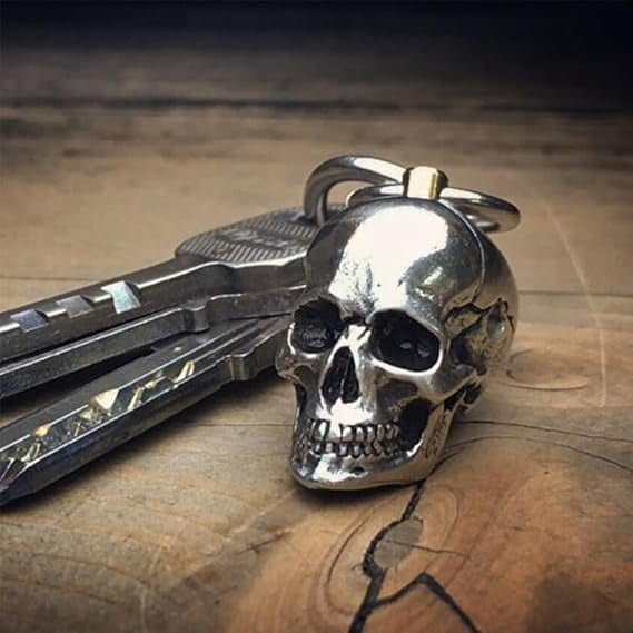 Cool 3D Skull Keychain