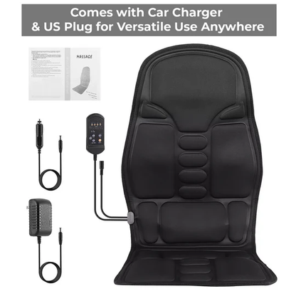 Heated Massage Car Seat Cushion for Back Pain