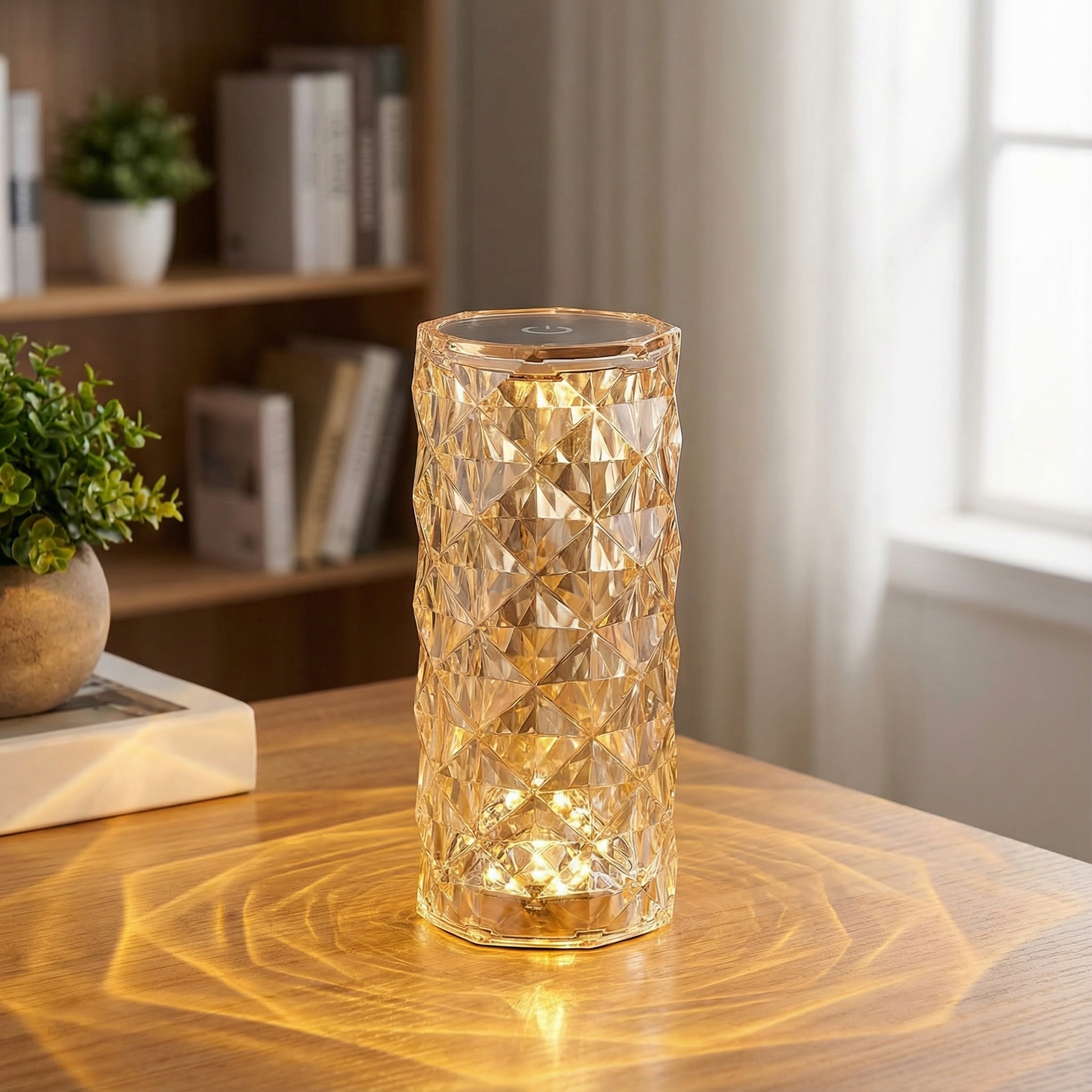 Elegant Glass Dimmable Desk Lamp - Luxicro