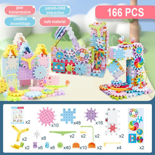 Interactive Kids Building Blocks Toy Set