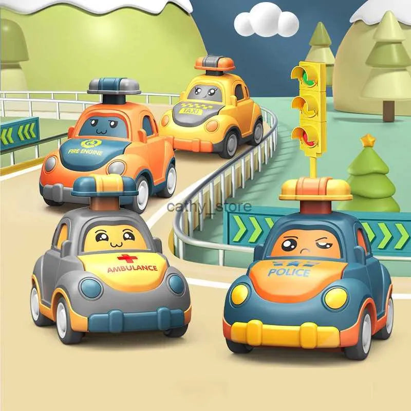 Colorful Kids Toy Cars - Push and Go