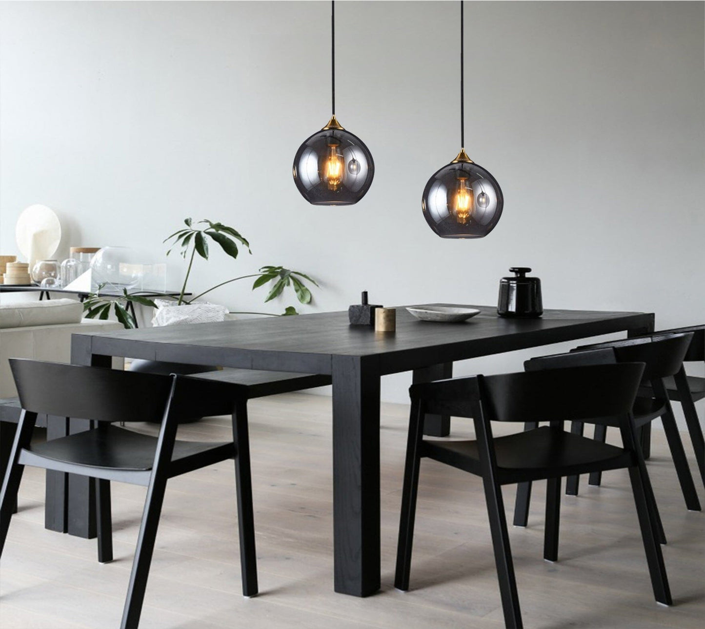 Classic Glass Drop Lamp | Soft Vintage Style Lighting - Luxicro