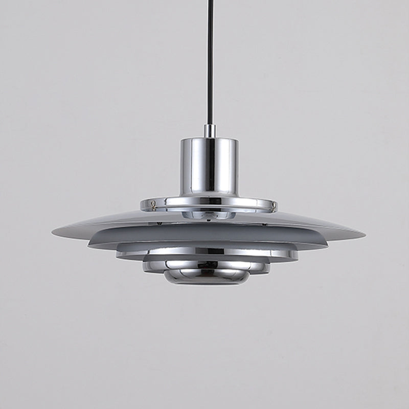 Sleek Metal Hanging Light Fixture