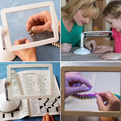 Bright Adjustable Desk Magnifying Light