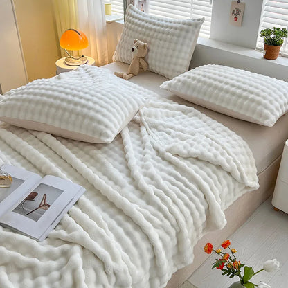 Ultra Soft Cozy Fleece Throw Blanket