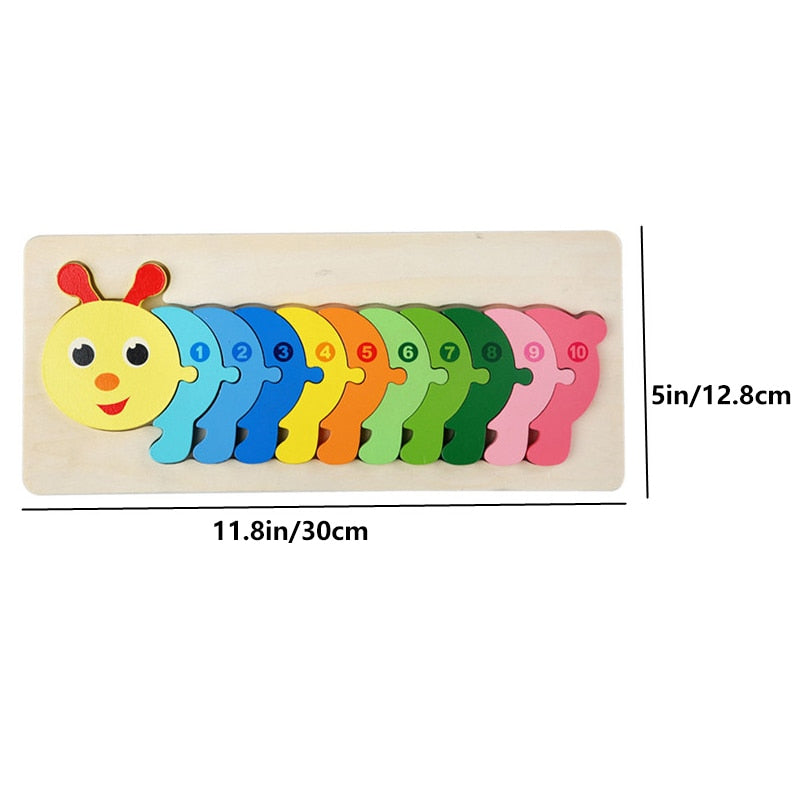 Colorful Children's Puzzle Toy Set
