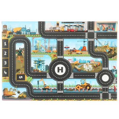 Colorful City Road Playmat for Children