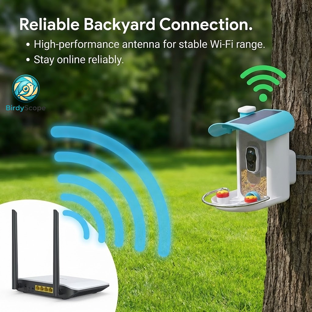 Wireless Smart Bird Feeder Camera Kit