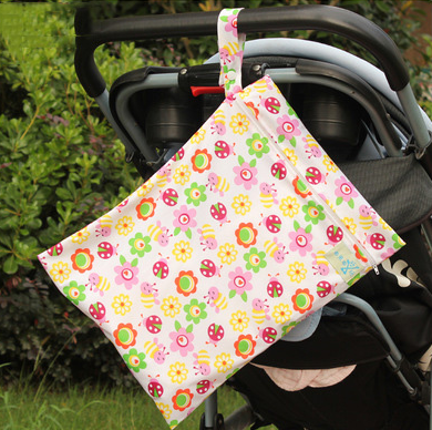 Durable Waterproof Baby Bag with Reusable Storage