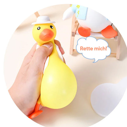 Comical Quacking Rubber Duck Stress Ball