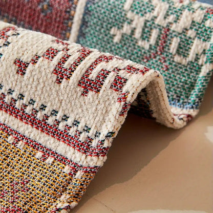 Cozy Bohemian Knit Sofa Slipcover - Luxicro