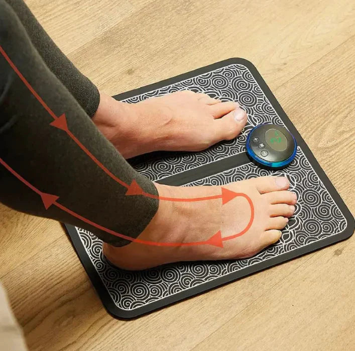 Electric Foot Massager with Rolling Nodes