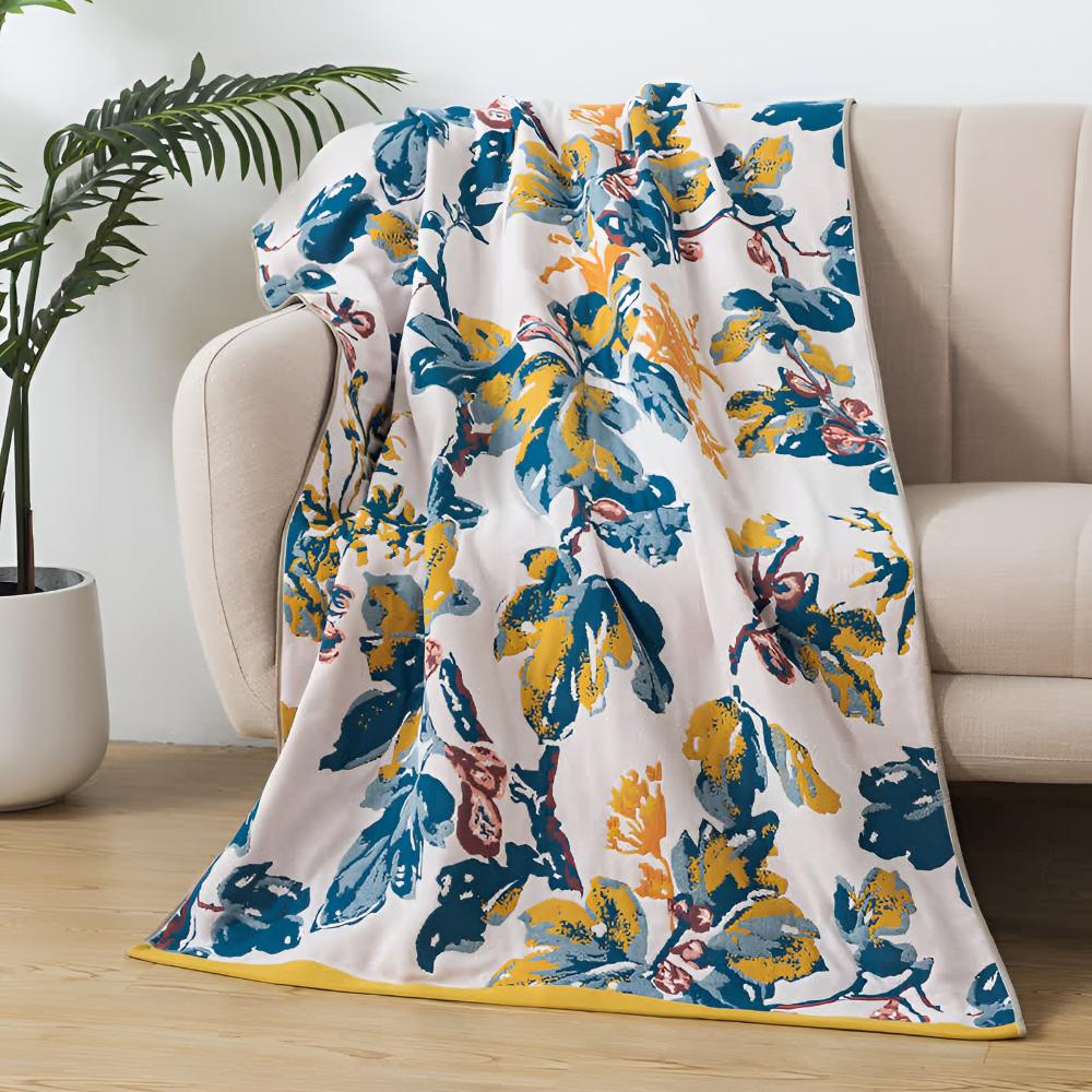 Colorful Flower Soft Bath Towel - Luxicro