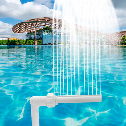 Colorful Pool Fountain with LED Lighting Spray