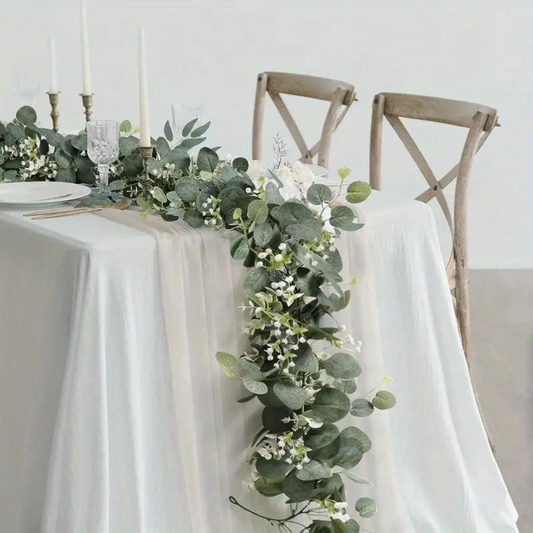 Beautiful Artificial Eucalyptus Leaf Garland - Luxicro