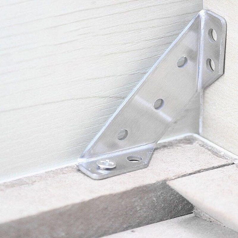 Durable Steel Corner Support for Shelves