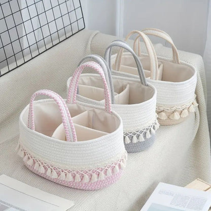 Delicate Edge Baby Storage Basket - Luxicro