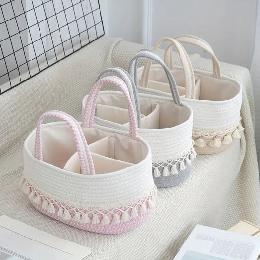 Delicate Edge Baby Storage Basket - Luxicro