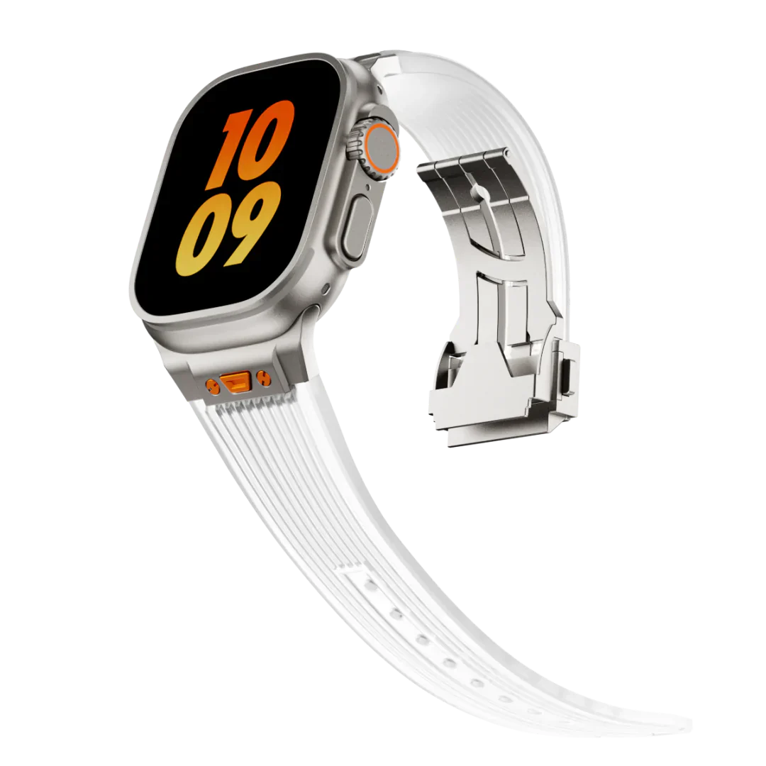 Clear Flexible Apple Watch Strap