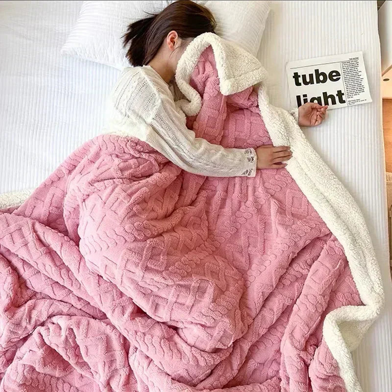 Warm Fuzzy Throw Blanket - Luxicro