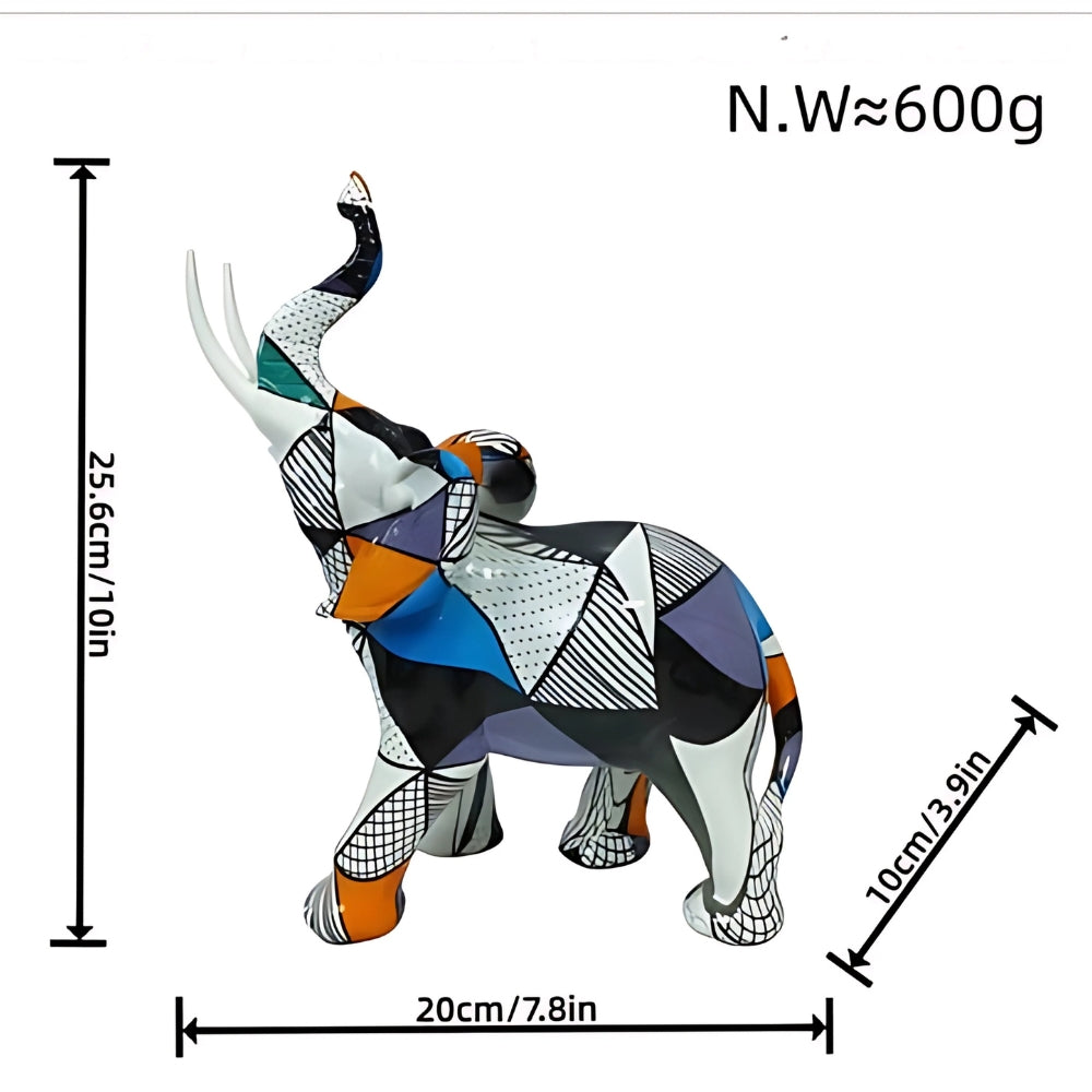 Unique Modern Elephant Decor Figure