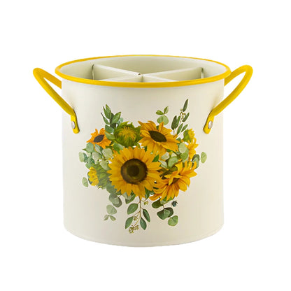 Decorative Kitchen Basket with Organizing Lid