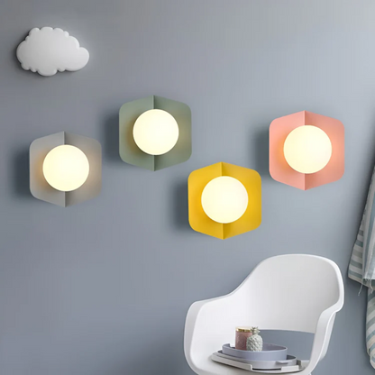 Vibrant Circular Wall Lamp