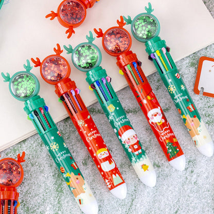 Bright Festive Sparkle Pens Set