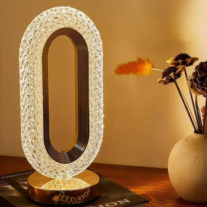 Elegant Clear Desk Lamp
