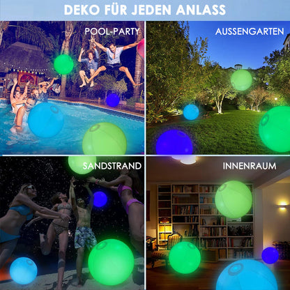 Colorful LED Water Globe Lamp