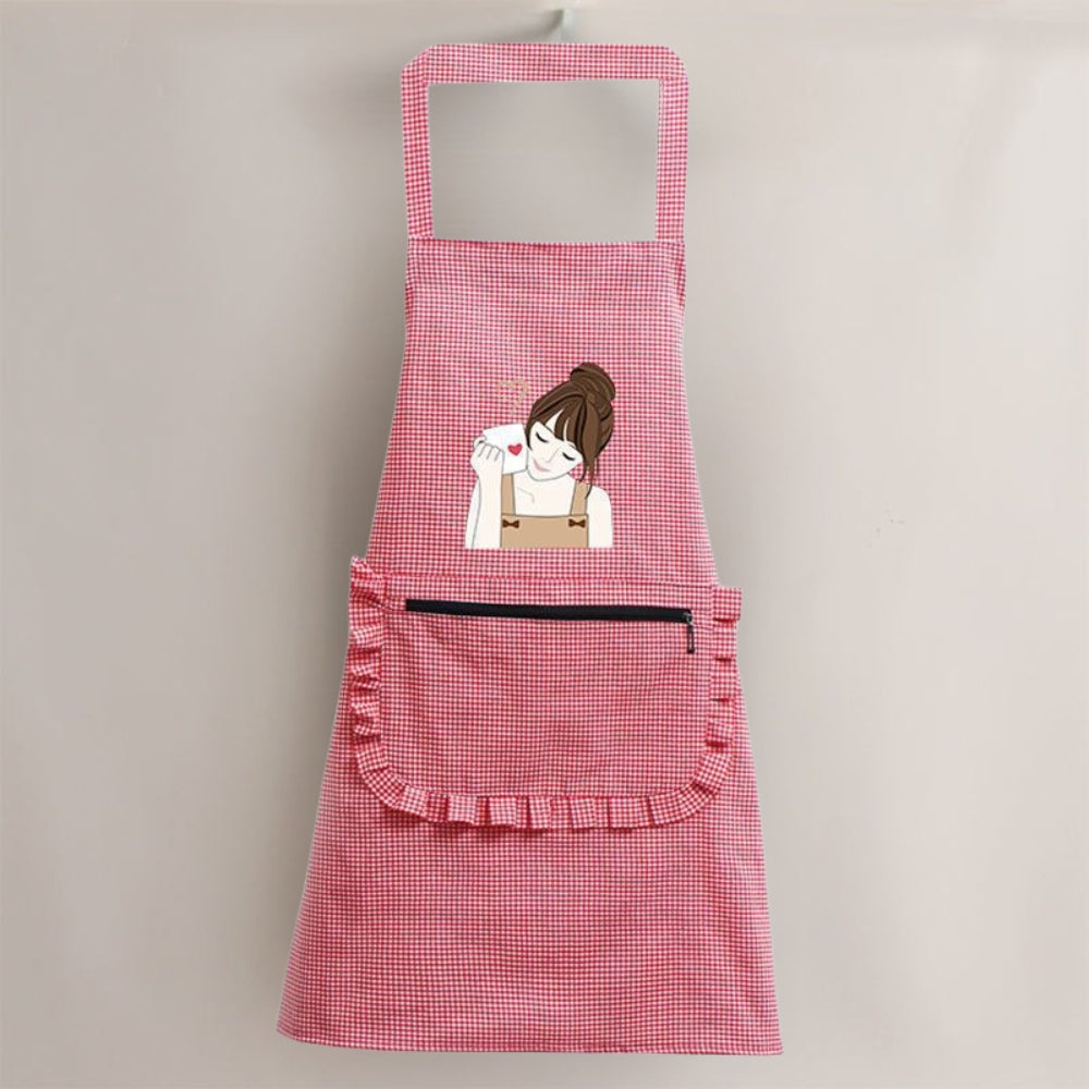 Cute Floral Kitchen Apron
