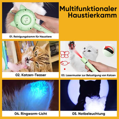 Compact Pet Grooming Tool for Cats