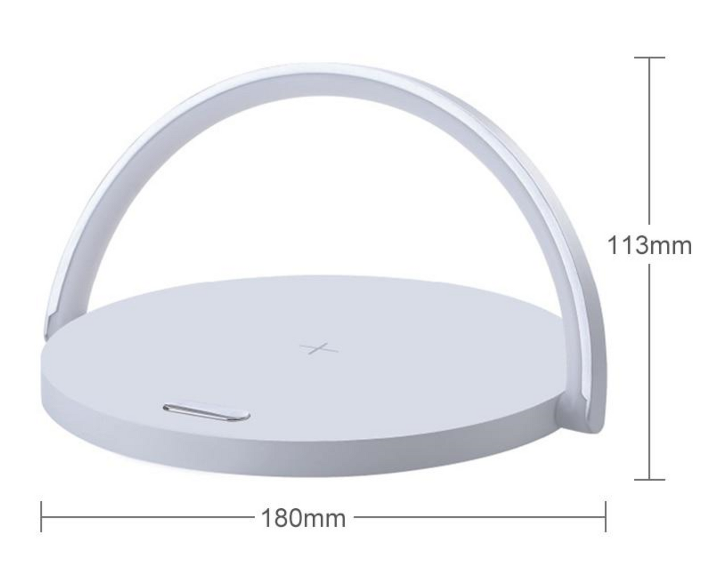 Modern 3-in-1 LED Night Lamp With Wireless Charger