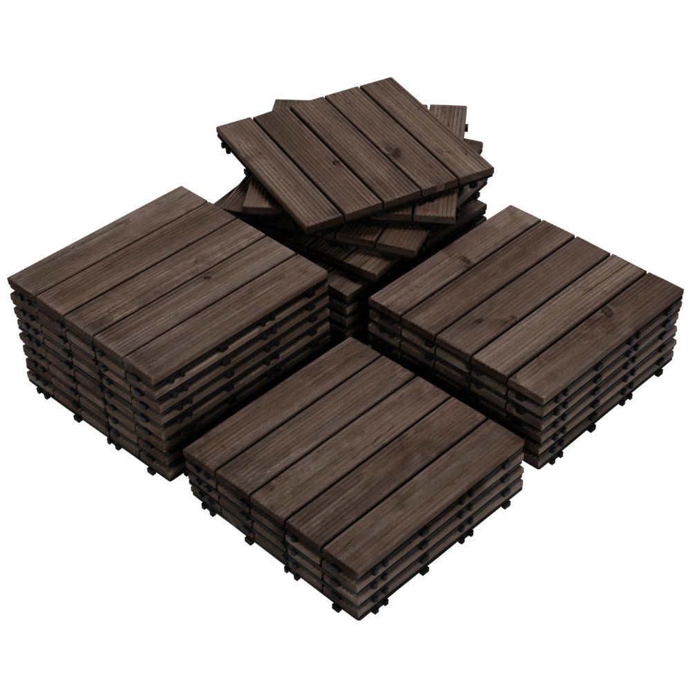 Waterproof Garden Decking Tiles 27 Piece Set