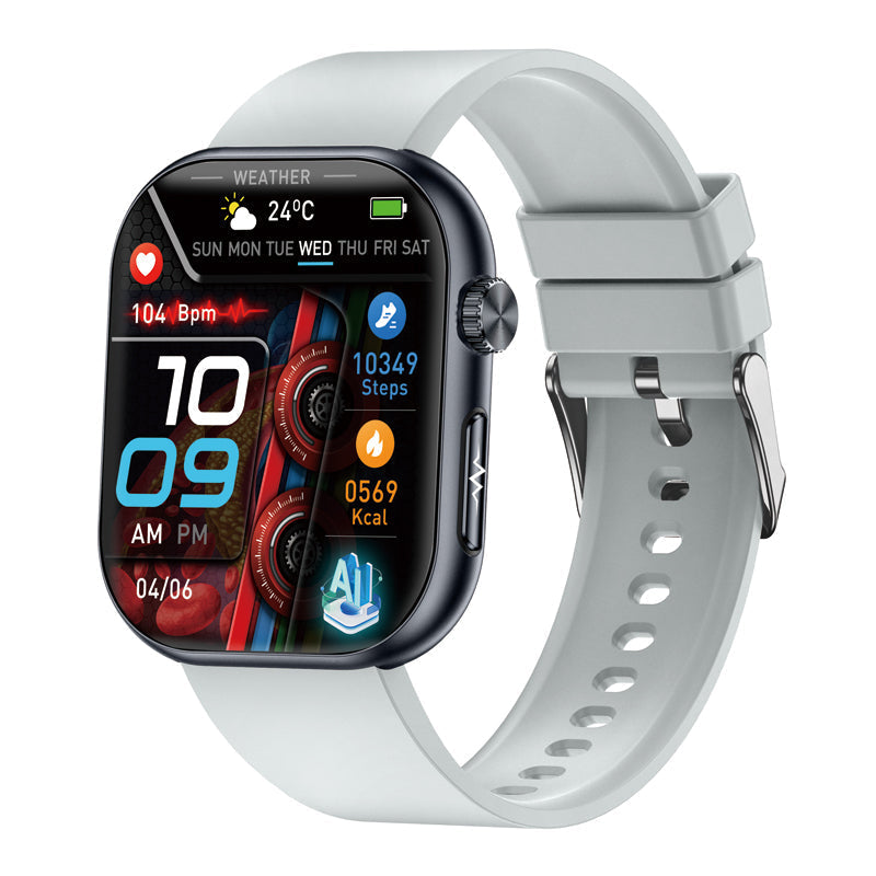 Accurate Fitness Smartwatch with Heart Rate Blood Pressure Monitor