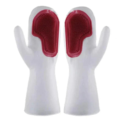 Practical Reusable Silicone Cleaning Gloves