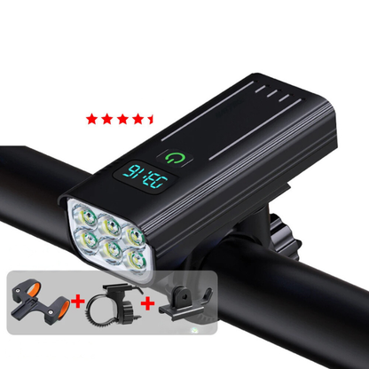 Bright 5000 Lumen Rechargeable Bike Headlight