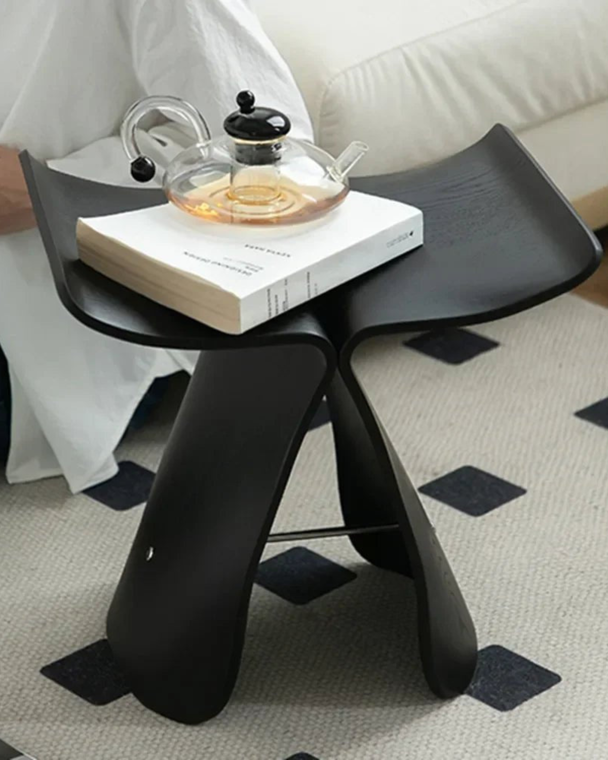 Vintage Floral Side Table