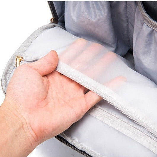 Spacious Baby Diaper Bag USB Backpack