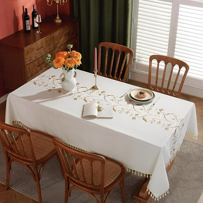 Decorative Blossom Fringe Table Cover