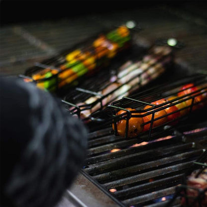 Stainless Steel Round BBQ Grill Basket