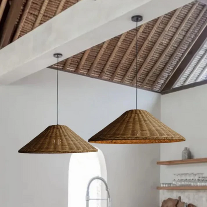 Eco Friendly Bamboo Pendant Light