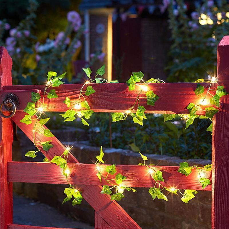 Garden Solar Rattan Hanging Lights