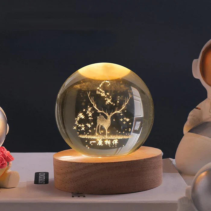 Shining Crystal Orb Decoration