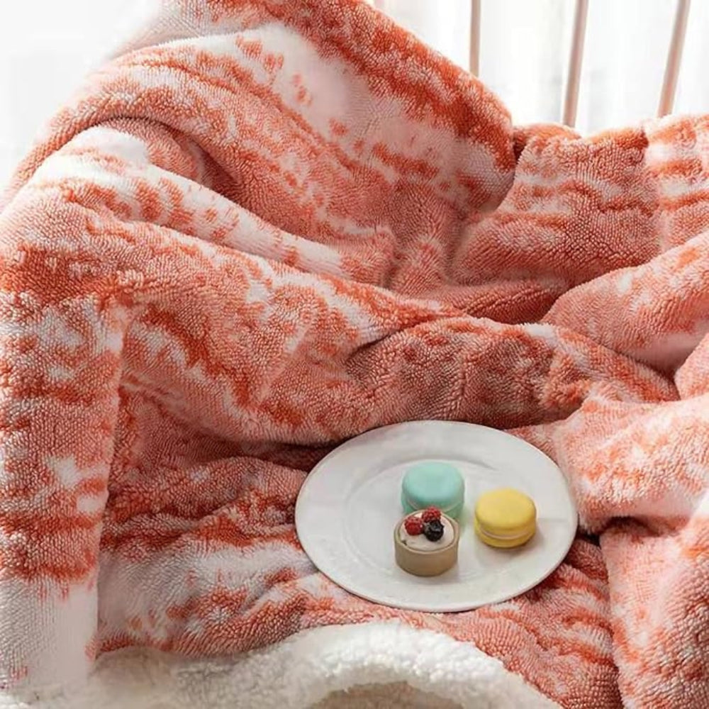Plush Velvet Fleece Throw Blanket - Luxicro
