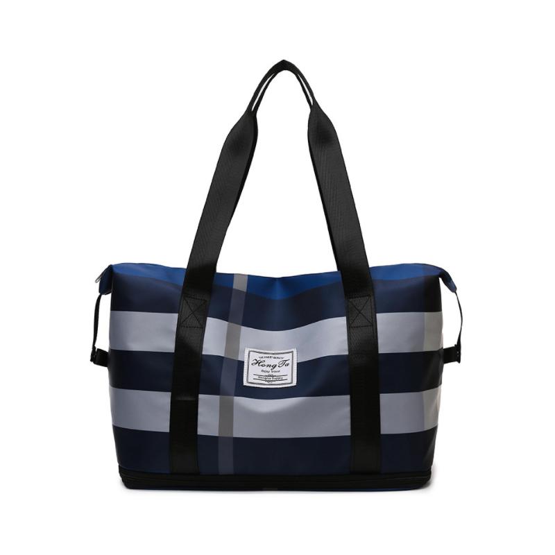 Stylish Plaid Luggage Bag