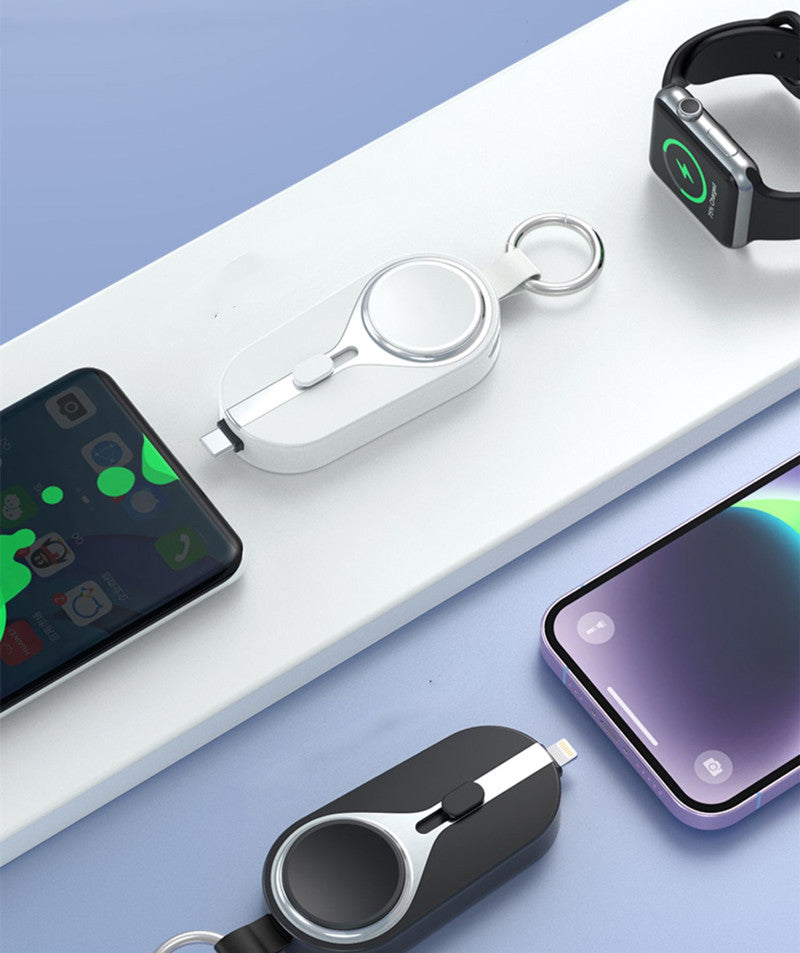 Compact Portable Keychain Charger 2000mAh