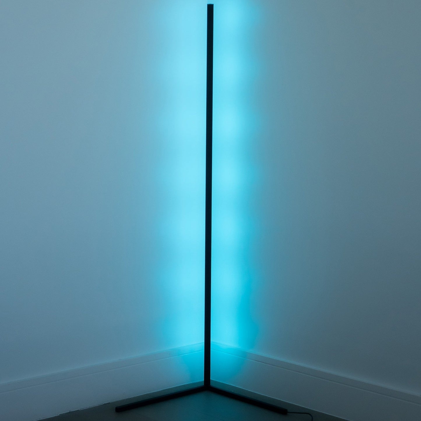 Sleek Adjustable Corner LED Floor Lamp Skinny Design