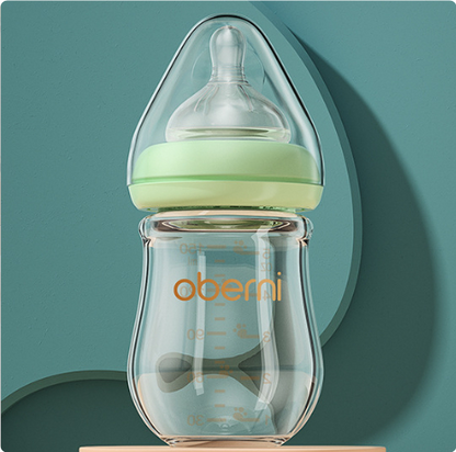 Gentle Baby Bottle with Soft Spout - BPA Free Newborn Feeder