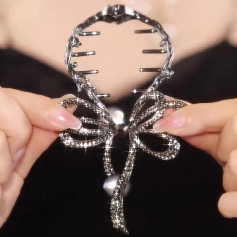 Delicate Floral Hair Clip Light